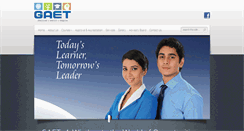 Desktop Screenshot of gaet.co.in